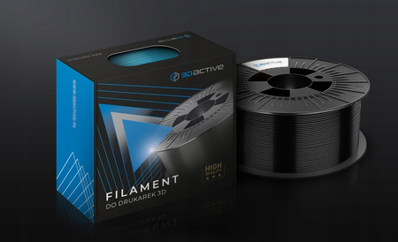 Filament PET-G 1,75 mm 1100 g (ANTRACYTOWY)