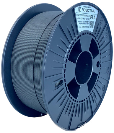 Filament PLA 1,75 mm 1100 g (ANTRACYT)