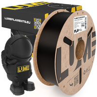 Filament LUME PLA 1,75 mm 1 kG (CZARNY MATOWY)